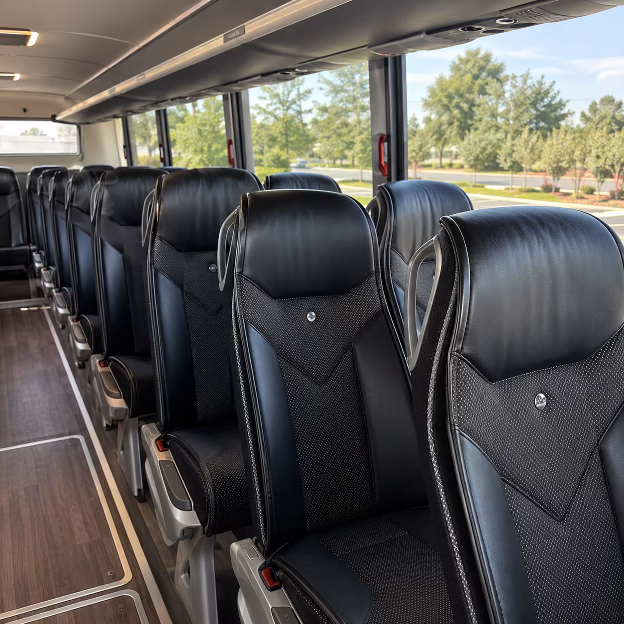 Charter Bus Interior
