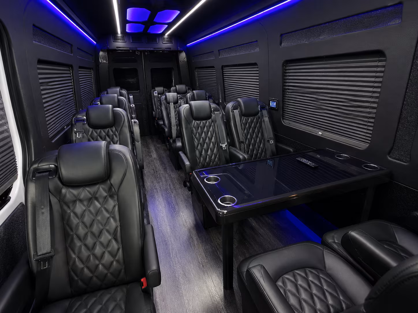 Bakersfield Airport Shuttle & Transportation party bus exterior