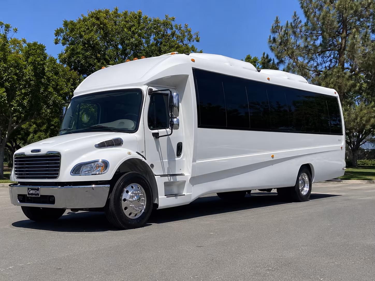 Bakersfield Bachelor & Bachelorette Transportation party bus exterior