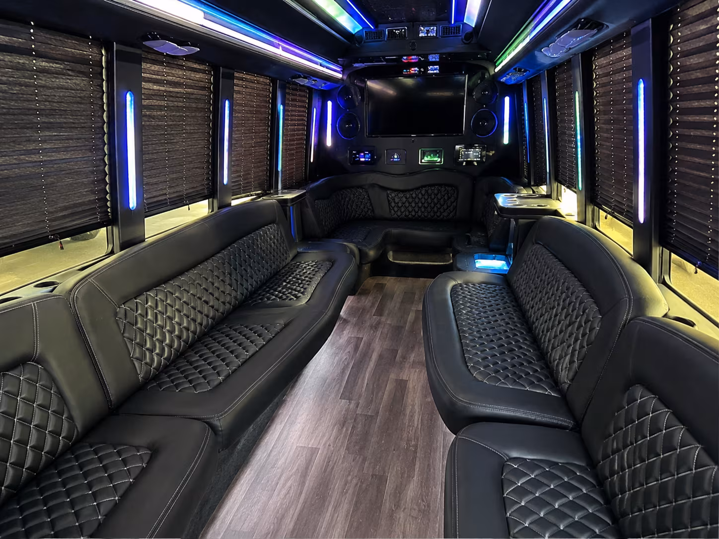 Bakersfield Bachelor & Bachelorette Transportation party bus exterior