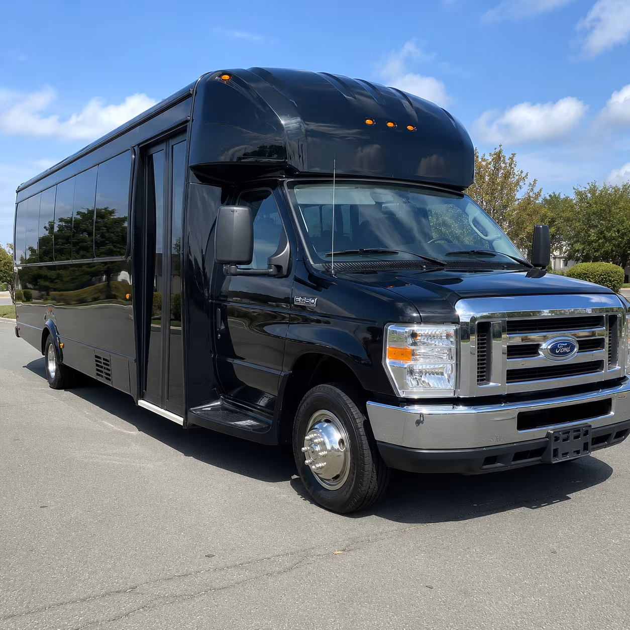 Bakersfield Bachelor & Bachelorette Transportation party bus exterior