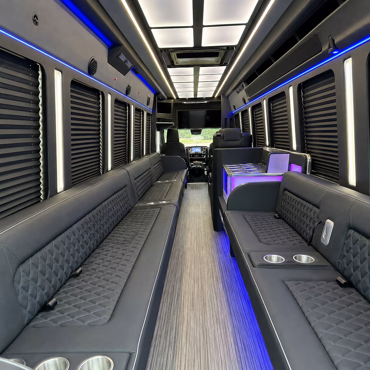 Bakersfield Concert & Music Festival Transportation onboard seating