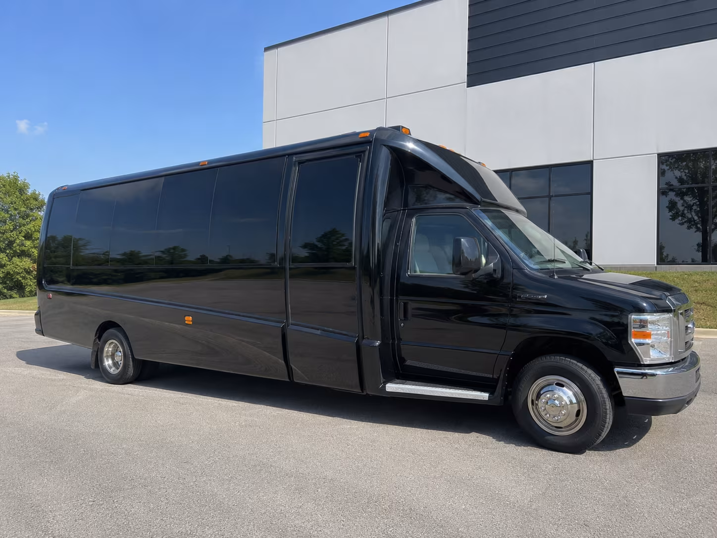 Bakersfield Private Event Transportation party bus exterior
