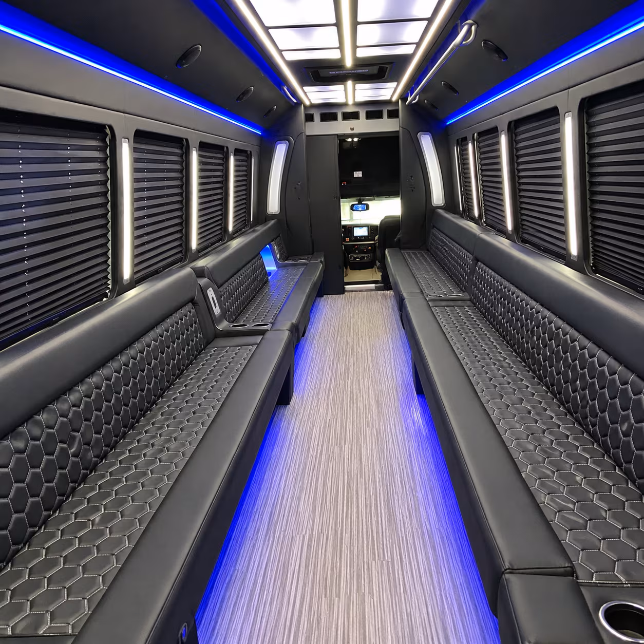 Bakersfield Prom & Homecoming Transportation party bus exterior