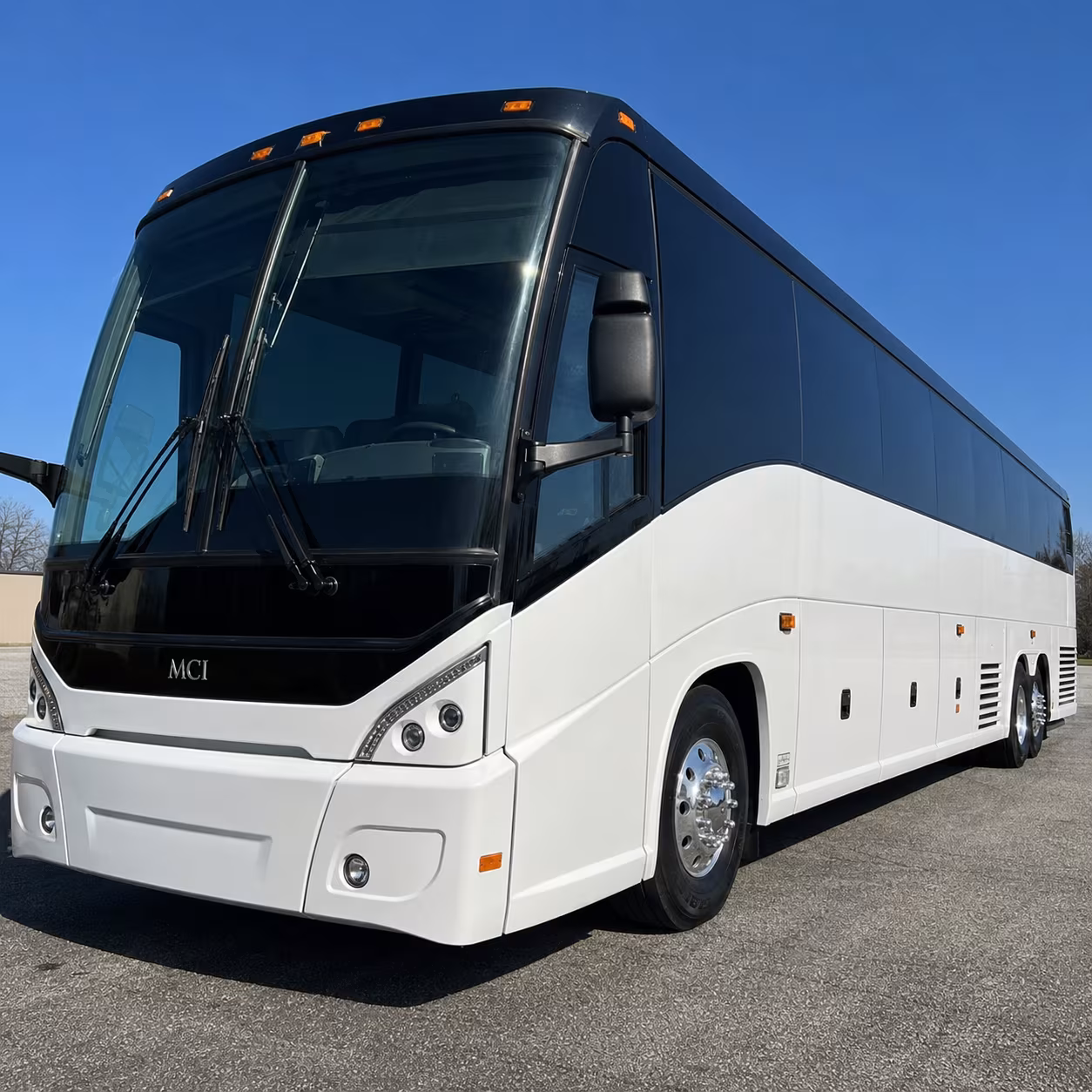 Bakersfield School Event Transportation party bus exterior