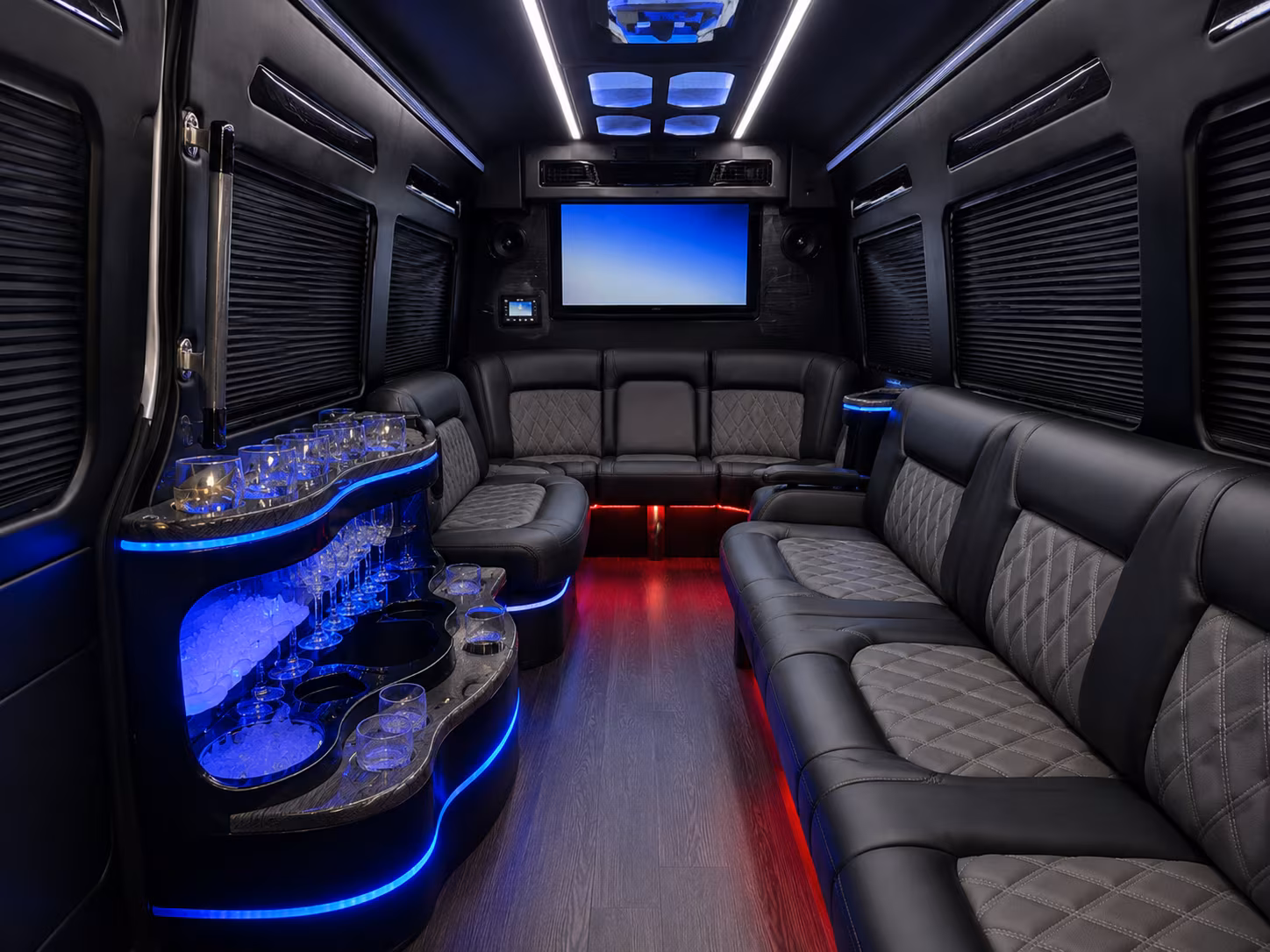Bakersfield School Event Transportation onboard seating