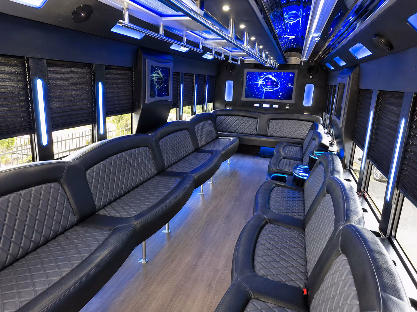 Bakersfield Sporting Event Transportation onboard seating
