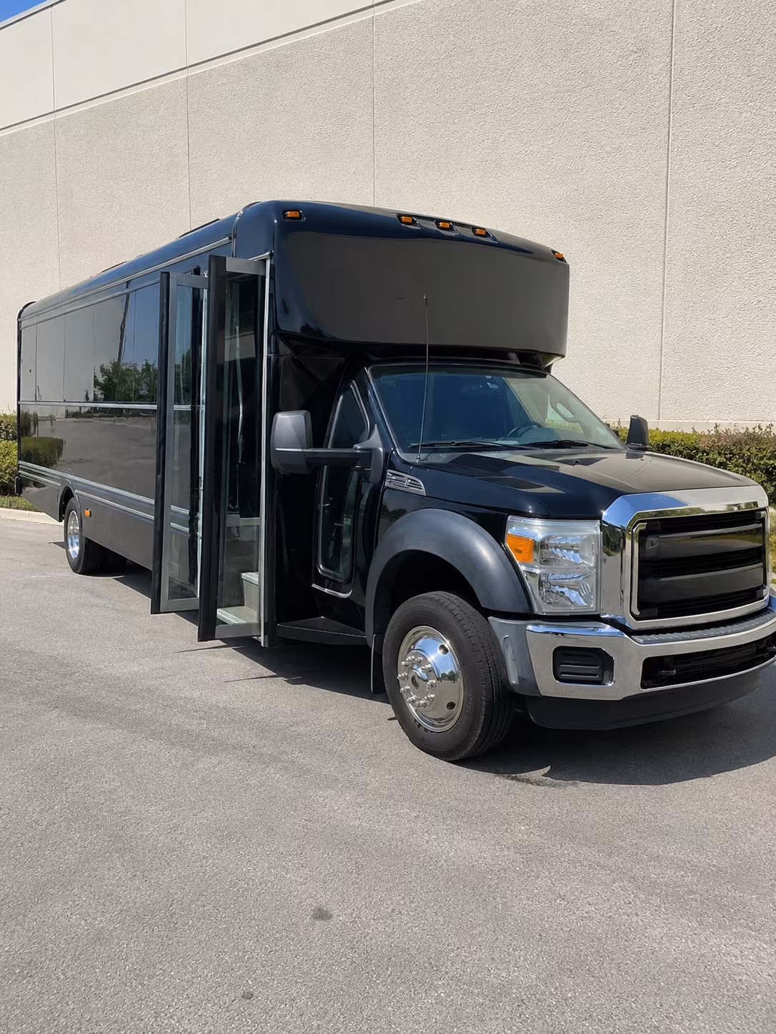 Bakersfield Wedding Transportation party bus interior