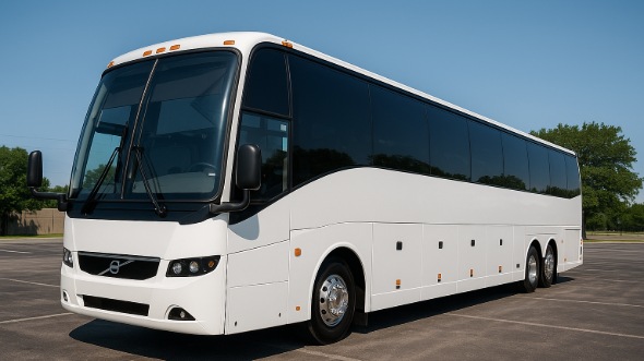 Exterior of Charter Bus Company Lancaster's 50 Passenger Party Bus in Lancaster